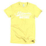 Millionaire Motivez Logo Sport Short sleeve women's t-shirt