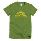 Millionaire Motivez Luxury Yellow Print Short sleeve women's t-shirt
