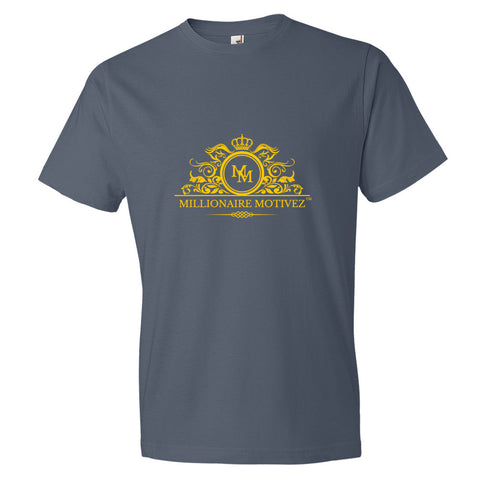 Millionaire Motivez Luxury Yellow Print Short sleeve t-shirt