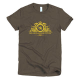 Millionaire Motivez Luxury Yellow Print Short sleeve women's t-shirt