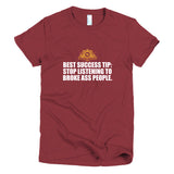 Best Succes Tip Short sleeve women's t-shirt
