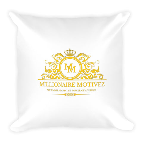 Millionaire Motivez Luxury POV Square Pillow