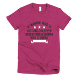 Hustling Woman Short sleeve women's t-shirt