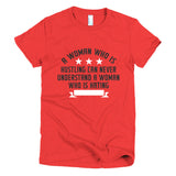 Hustling Woman Short sleeve women's t-shirt