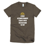 Every Accomplishment Short sleeve women's t-shirt