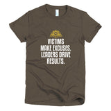 Victims Make Excuses Short sleeve women's t-shirt