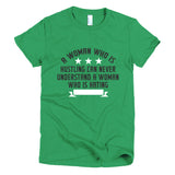 Hustling Woman Short sleeve women's t-shirt