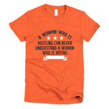 Hustling Woman Short sleeve women's t-shirt
