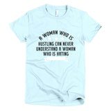 Hustling Woman Short sleeve women's t-shirt