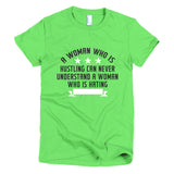 Hustling Woman Short sleeve women's t-shirt