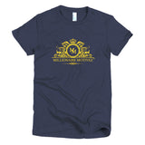 Millionaire Motivez Luxury Yellow Print Short sleeve women's t-shirt