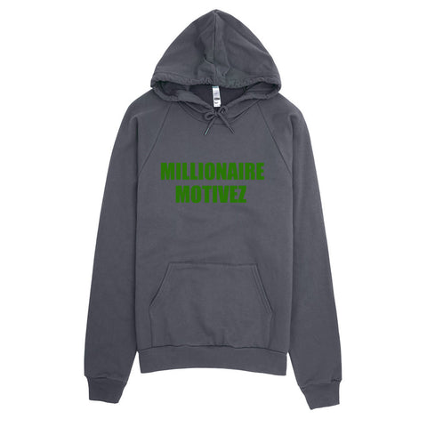 Millionaire Motivez Logo Green Hoodie